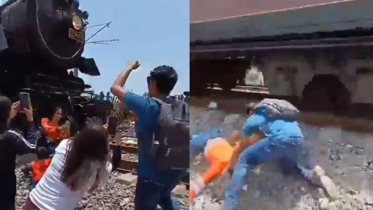 Quiso Sacarse Una Selfie Durante El Paso De Un Tren Y La Locomotora La