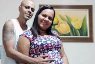 La pareja brasilera recibió una señal de su bebé.