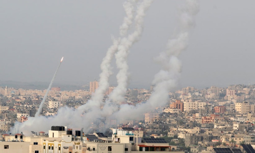 Misiles desde Gaza a Israel