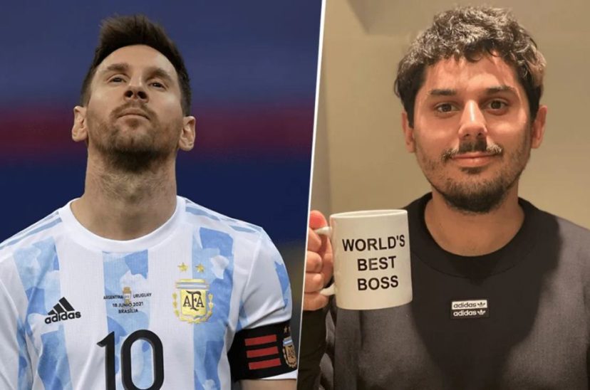 Lionel Messi y Luquitas Rodríguez Ankara