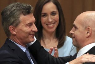 Mauricio Macri Horacio Rodríguez Larreta Juntos por el Cambio