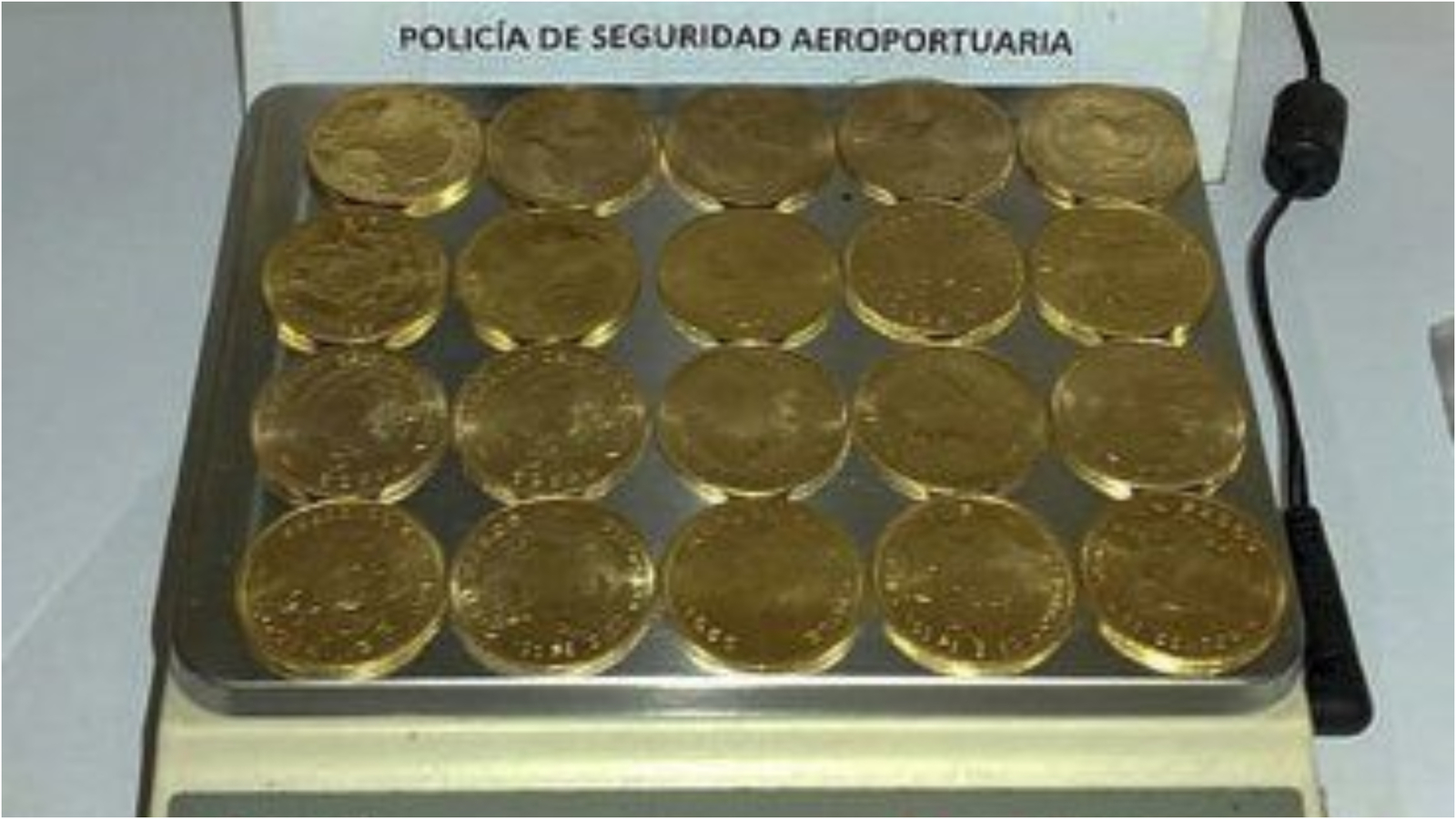 PSA Monedas Oro detenido