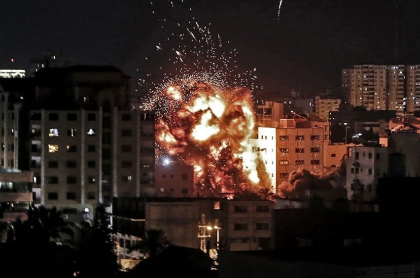 bombardeo israel