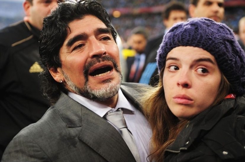 Dalma y Diego Maradona