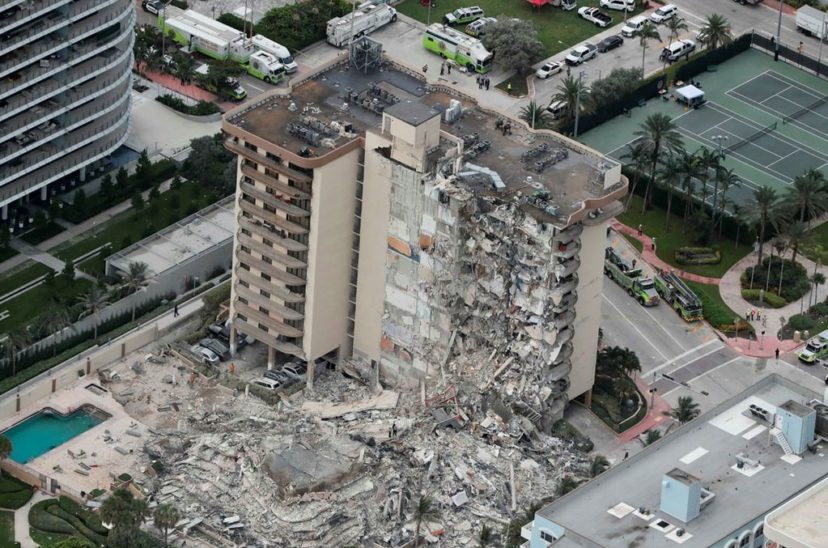 Edificio derrumado en Miami