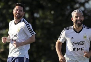 Lionel Messi y Sergio Kun Aguero