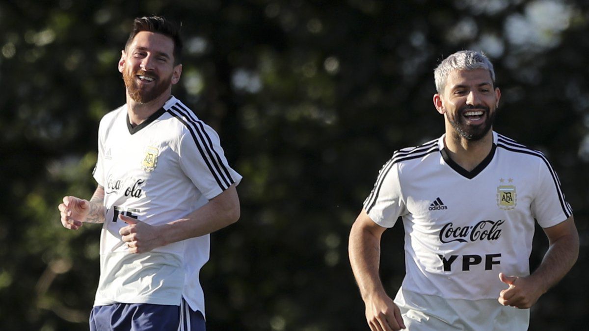 Lionel Messi y Sergio Kun Aguero