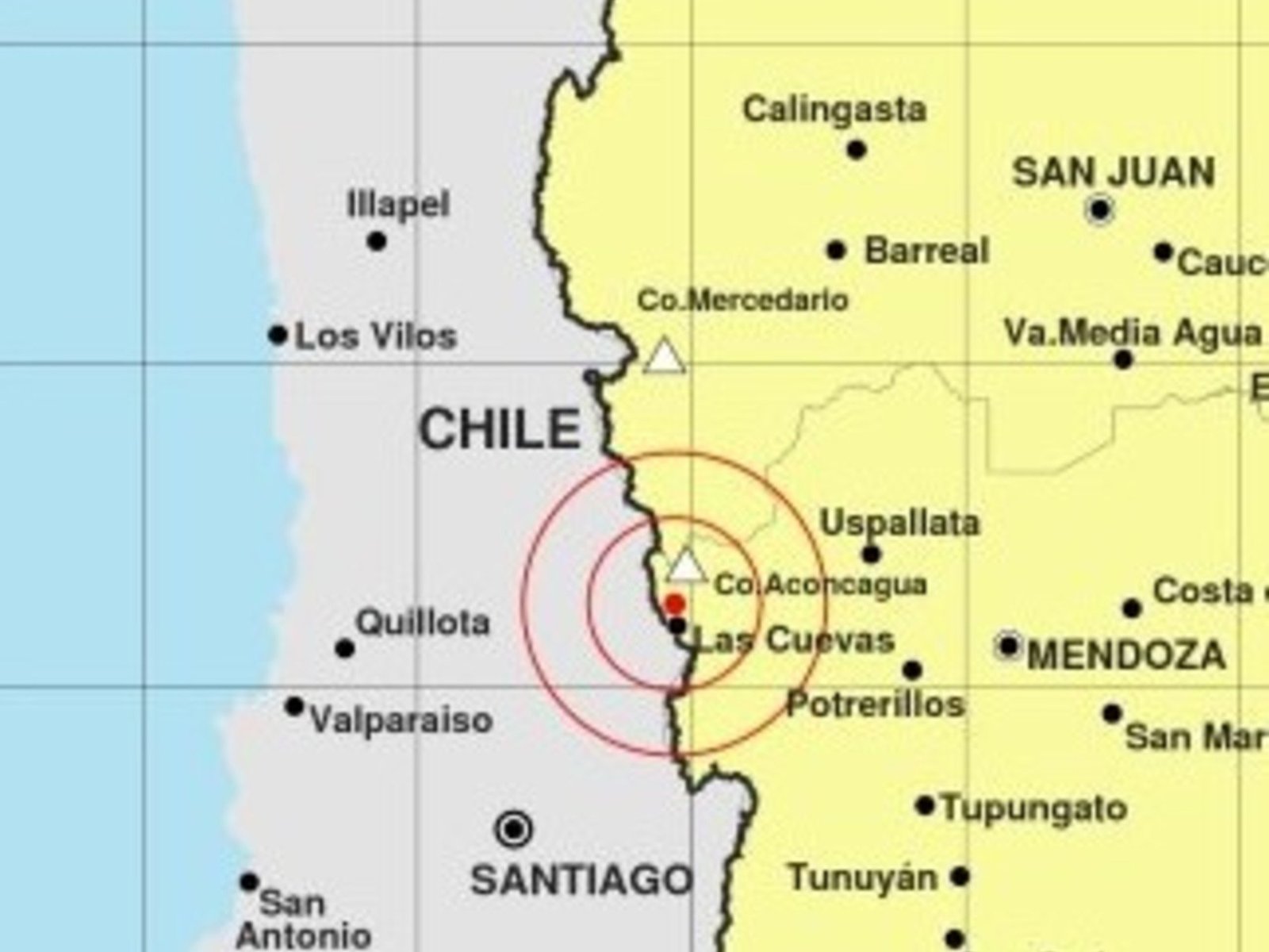 Fuerte sismo Mendoza