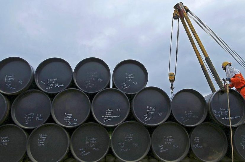 barril de petróleo bolsa
