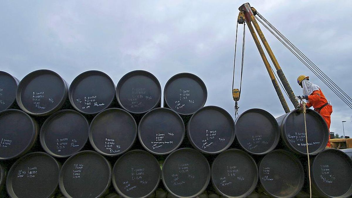 barril de petróleo bolsa