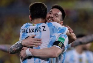 Messi y Julián Álvarez Argentina