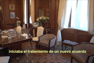 Piedras Despacho Cristina Kirchner