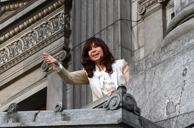 Cristina Kirchner balcon