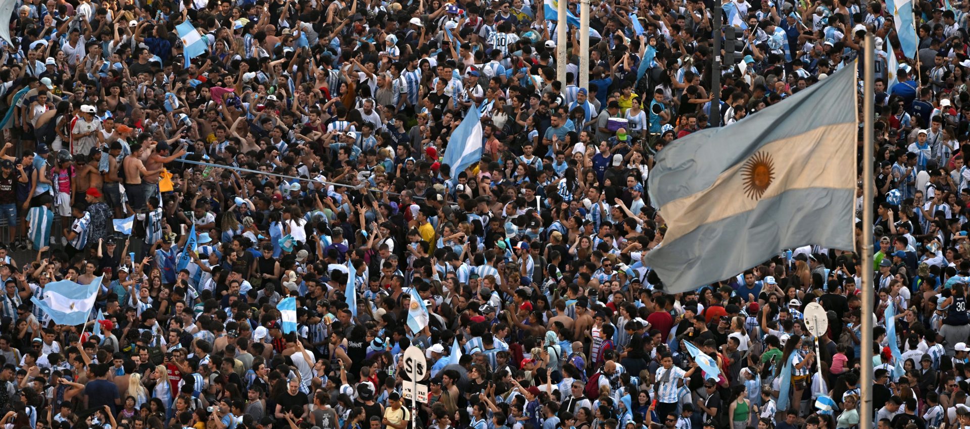 festejos obelisco argentina