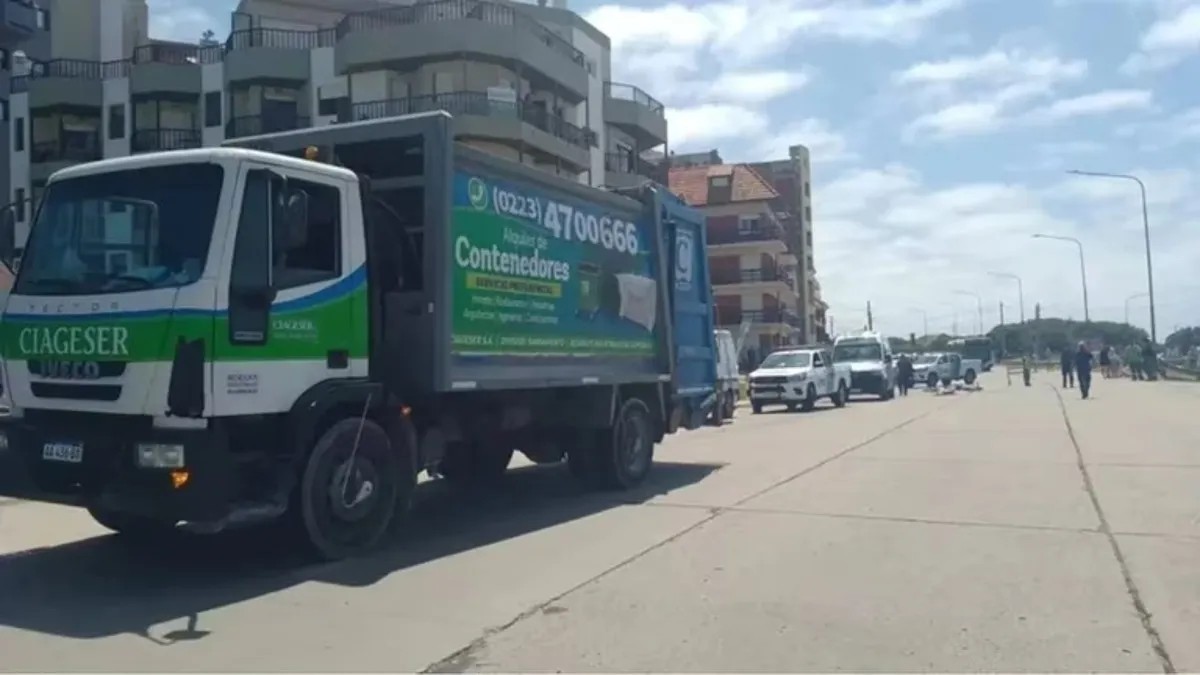 Mar del Plata camión de basura
