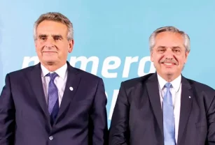 Agustín Rossi y Alberto Fernández.