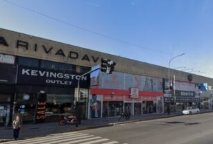 Street view de la zona de Liniers donde fue el intento de secuestro.