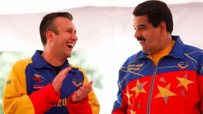 Maduro con El Aissami, exministro de petróleo de Venezuela.