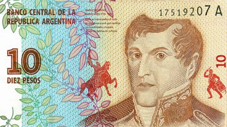billetes de $10 Belgrano