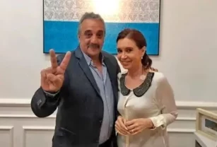Matías Mazú y Cristina Kirchner