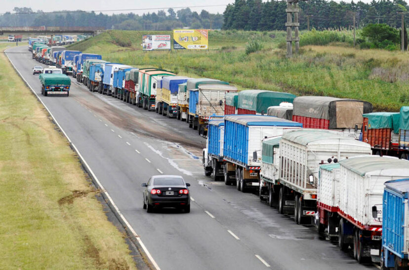 transporte de granos cargas autotransporte