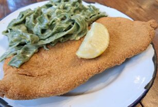 milanesa cintas espinaca