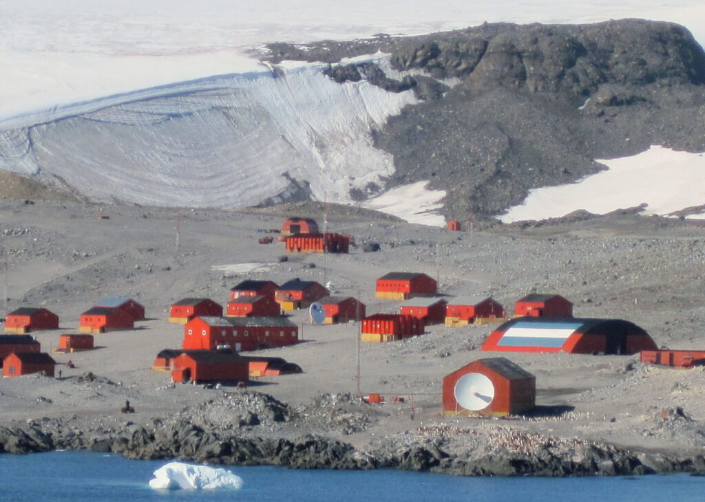 La Base Esperanza en la Antártida.