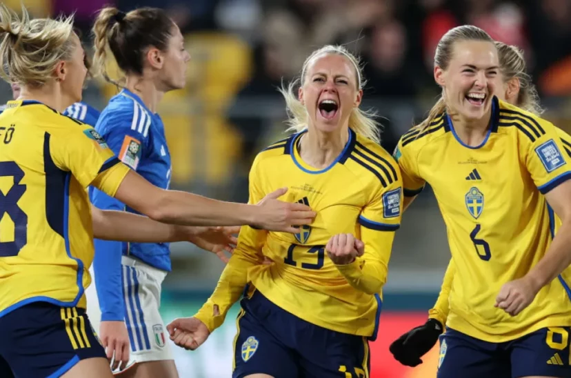 Triunfo de Suecia sobre Italia en el Mundial Femenino