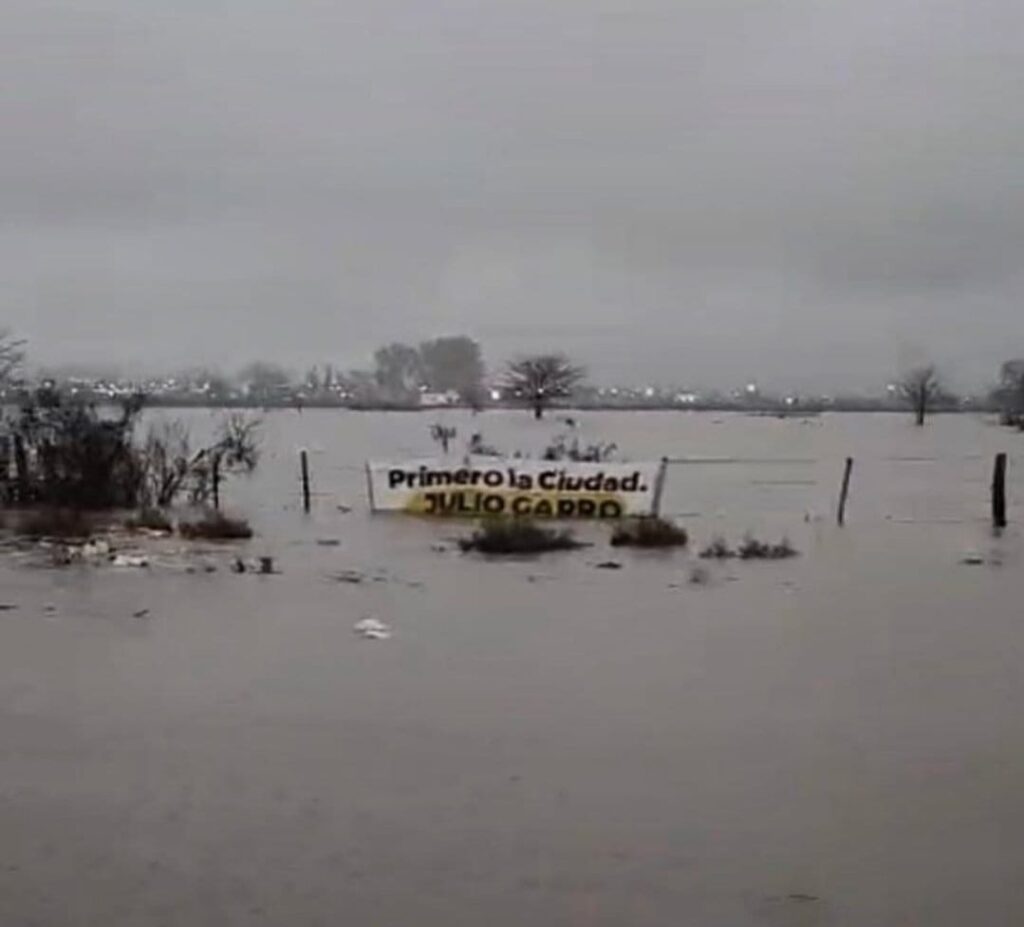 Inundación en La Plata.