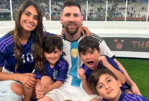 Antonela Roccuzzo Lionel Messi hijos Copa del Mundo