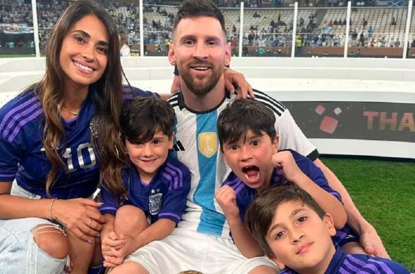 Antonela Roccuzzo Lionel Messi hijos Copa del Mundo