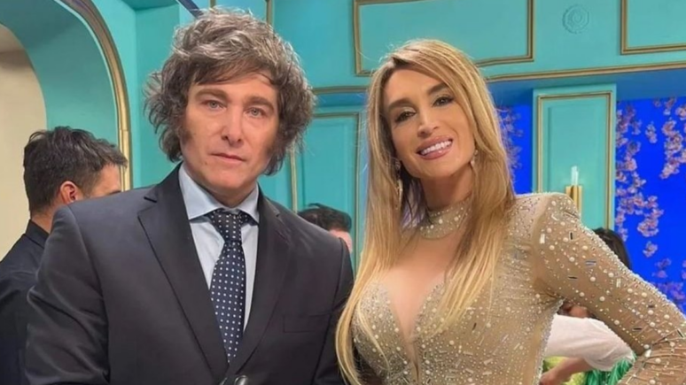 Fátima Florez y Javier Milei