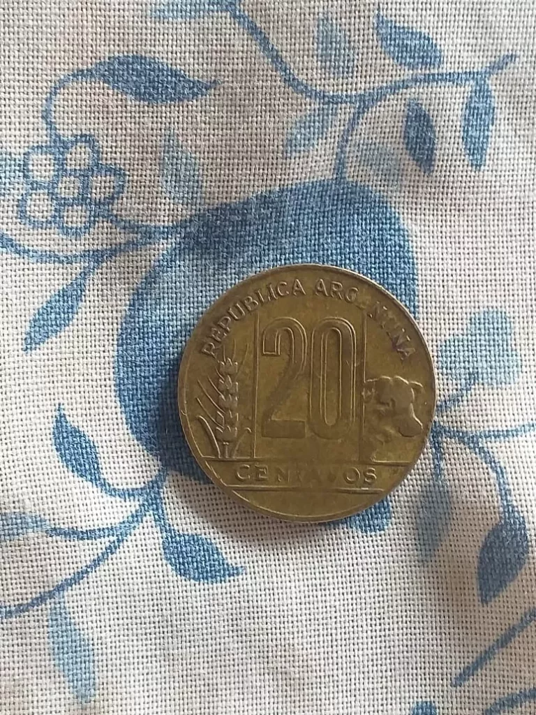 moneda 20 centavos