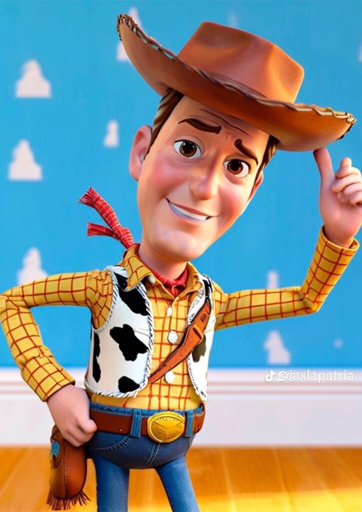 Sergio Massa como Woody de Toy Story.