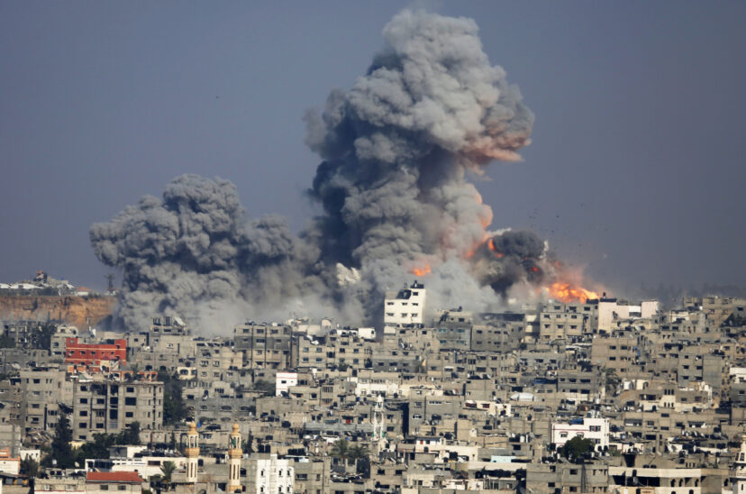 Bombardeos en Gaza lanzados por Israel