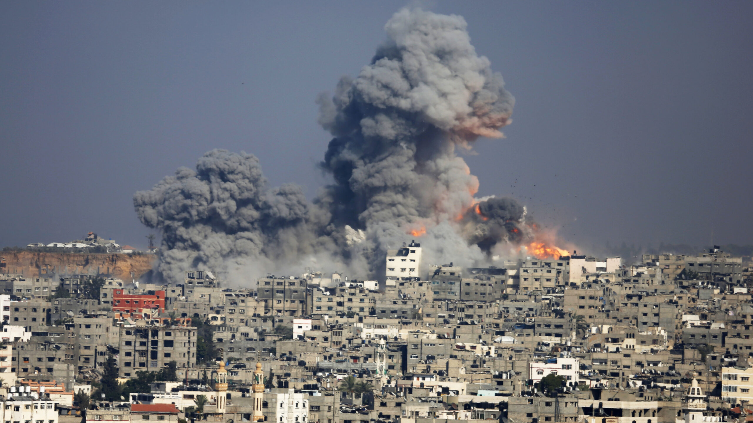 Bombardeos en Gaza lanzados por Israel