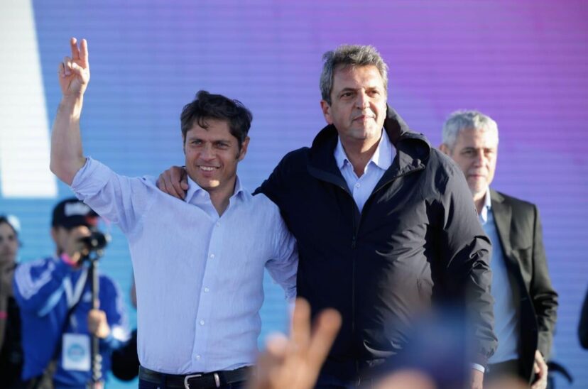 Sergio Massa con Axel Kicillof