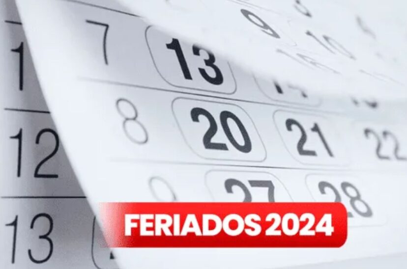 Feriados 2024: calendario completo de fines de semana largos y días no ...
