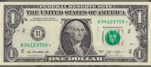 billete dólar