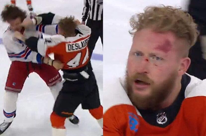 pelea hockey sobre hielo