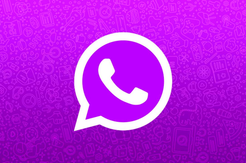 WhatsApp violeta