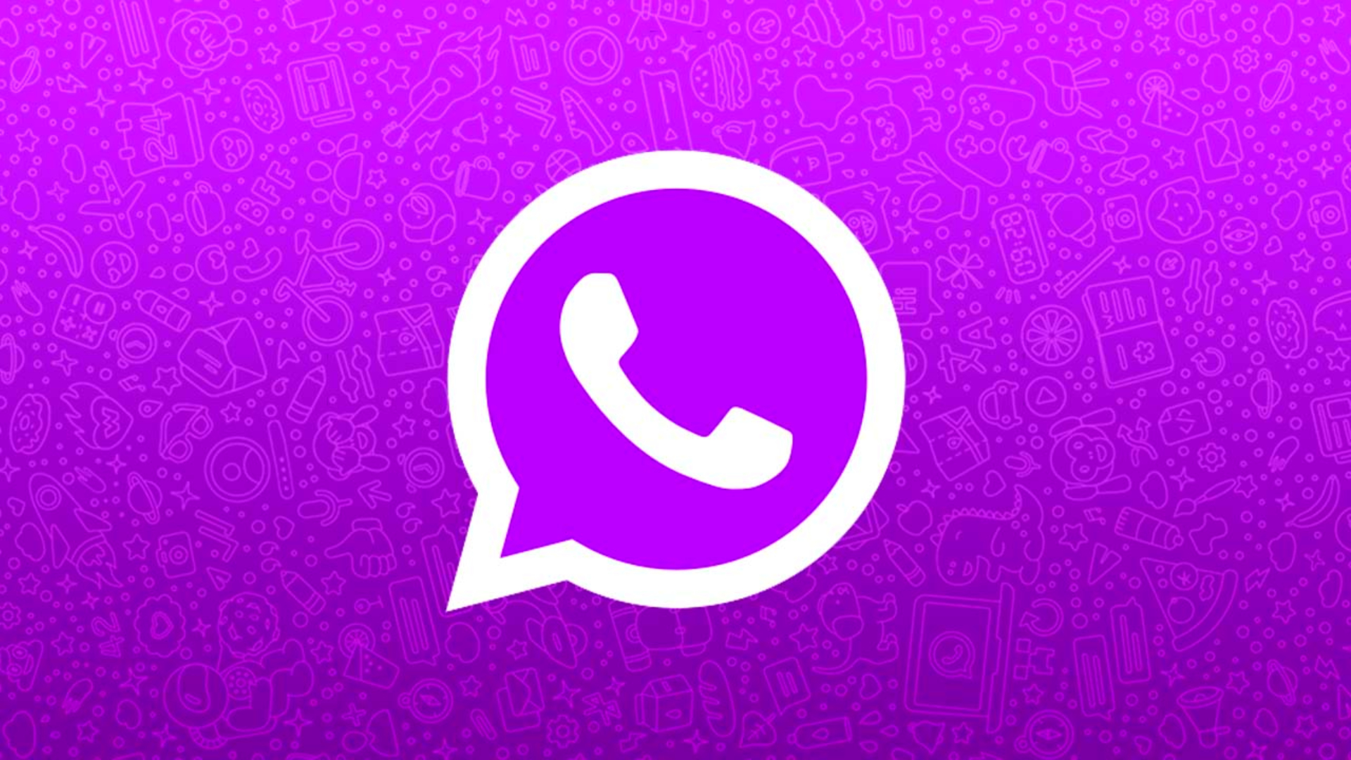 WhatsApp violeta