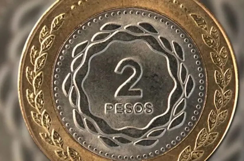 moneda 2 pesos