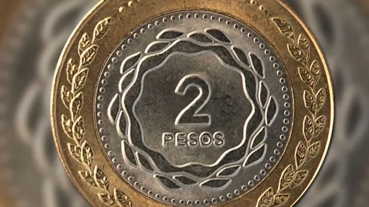 moneda 2 pesos