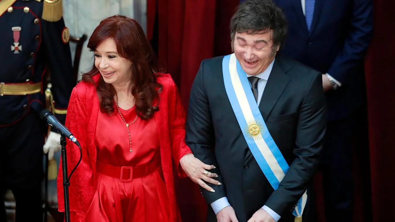 CFK y Milei (Pichetto)