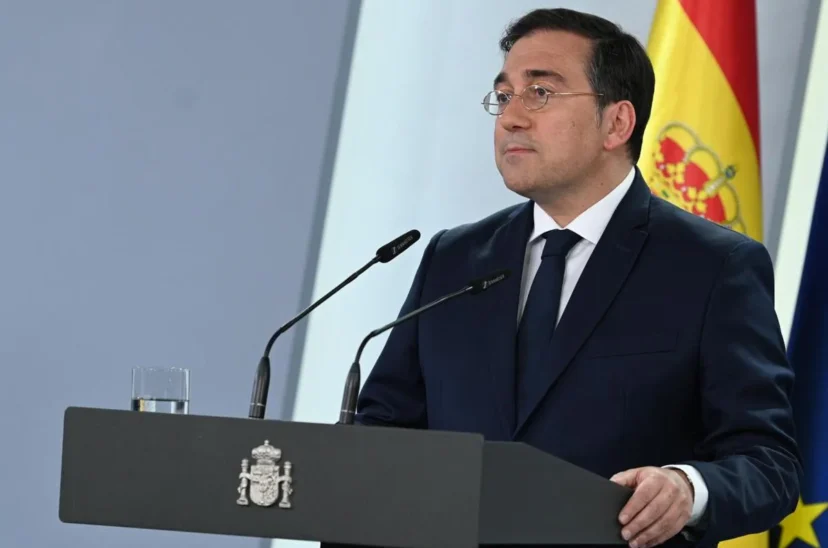 Canciller español Milei