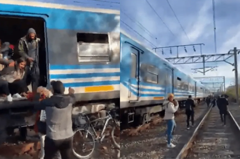 Otra Falla En El Tren Roca Los Pasajeros Tuvieron Que Caminar Por Las