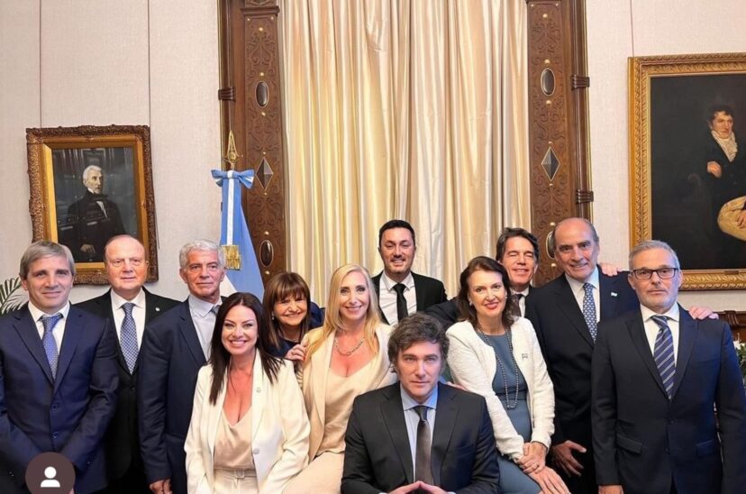 Equipo gestión Milei