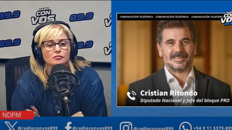 Manguel con Ritondo