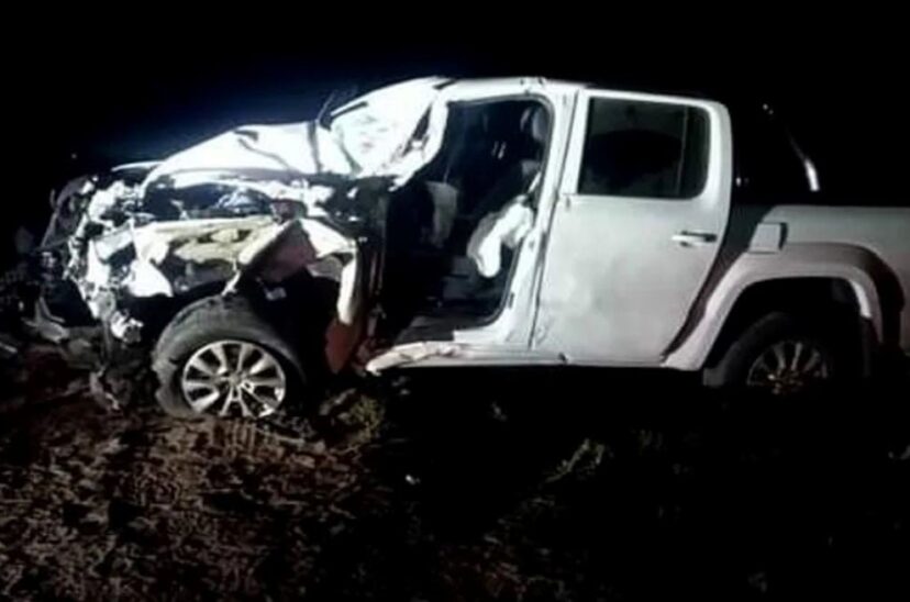 La camioneta del intendente de General Pinto